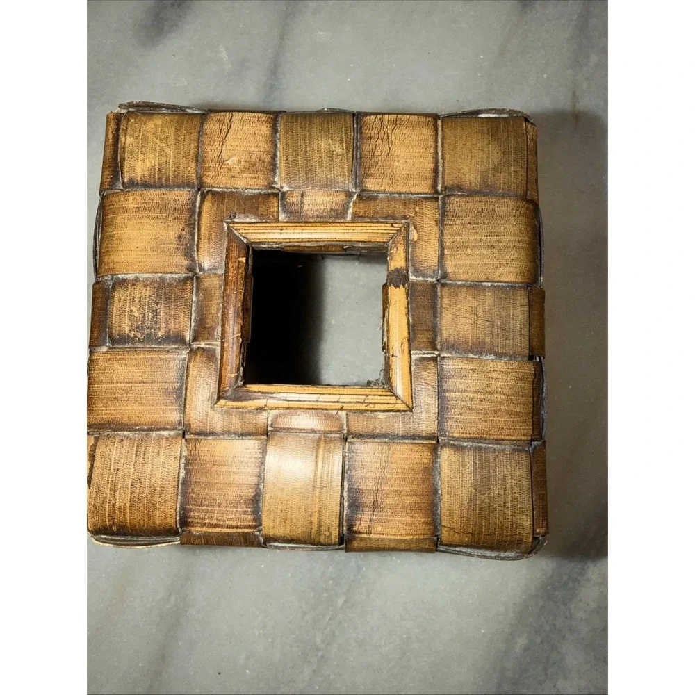 Dimara International Vintage Bamboo Tissue Box GW992